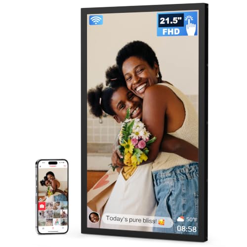 Arktronic FRAMEO 21.5" Digital Picture Frame, Touchscreen, 64GB