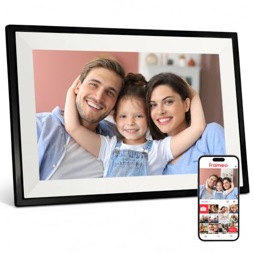 Frameo 10.1" WiFi Digital Picture Frame, Gift for Parents & Grandparents