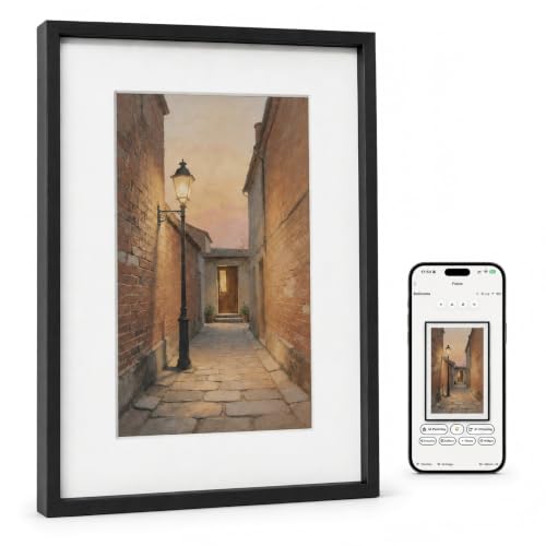 KoKonna AI E Ink Digital Picture Frame, Color E-Ink Display, WiFi Remote Photo Sharing, Unlimited Cloud Storage, Smart Photo Frame, Home Decor, Gift for Parents (Inches, 7.3, Aluminum)