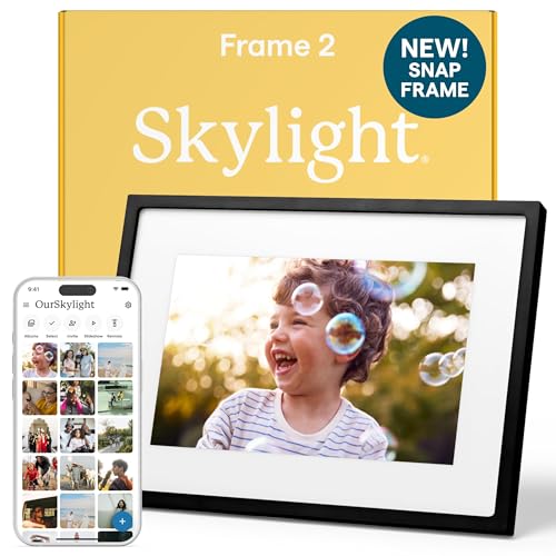 Skylight Digital Picture Frame 2 – 10" Full HD Touchscreen, Black